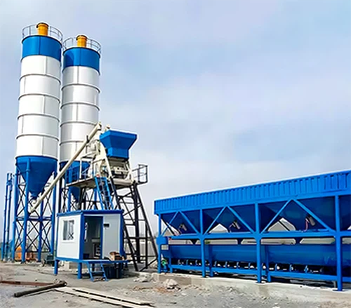 Jinheng 버킷형 콘크리트 혼합 플랜트: 안전하고 신뢰할 수 있는 이중 로프 리프팅 솔루션